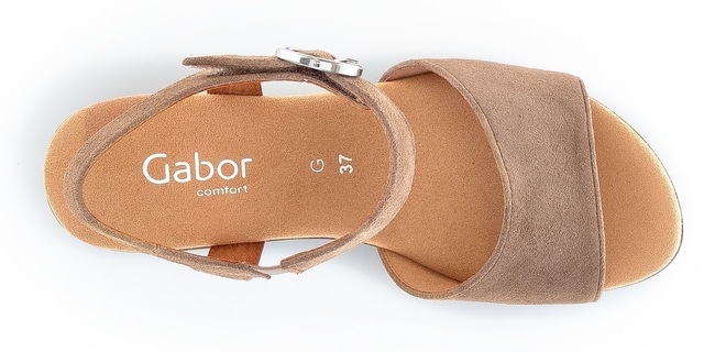 Gabor Sandalette »KRETA« , Blockabsatz, Sommerschuh, Riemchensandale in Komfortweite G (=weit)