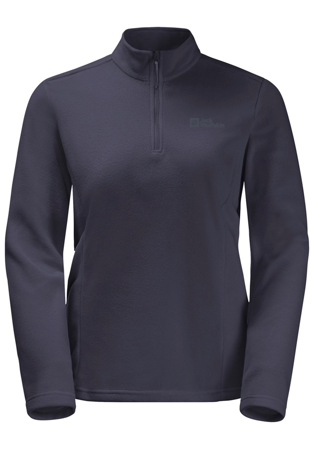 Jack Wolfskin Stehkragenpullover »TAUNUS HZ W« Fleecepullover, Halfzip-Reißverschluss, Stehkragen