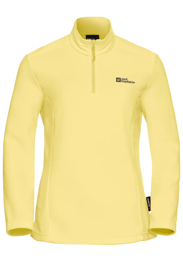 Jack Wolfskin Stehkragenpullover »TAUNUS HZ W« Fleecepullover, Halfzip-Reißverschluss, Stehkragen