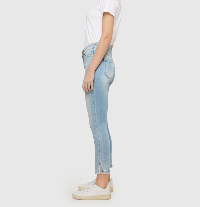MAC 7/8-Jeans »Dream Summer« verkürzt mit Schlitz am Saum