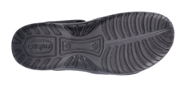 Rieker Riemchensandale Sommerschuh, Sandalette, Keilabsatz, mit Gummizügen