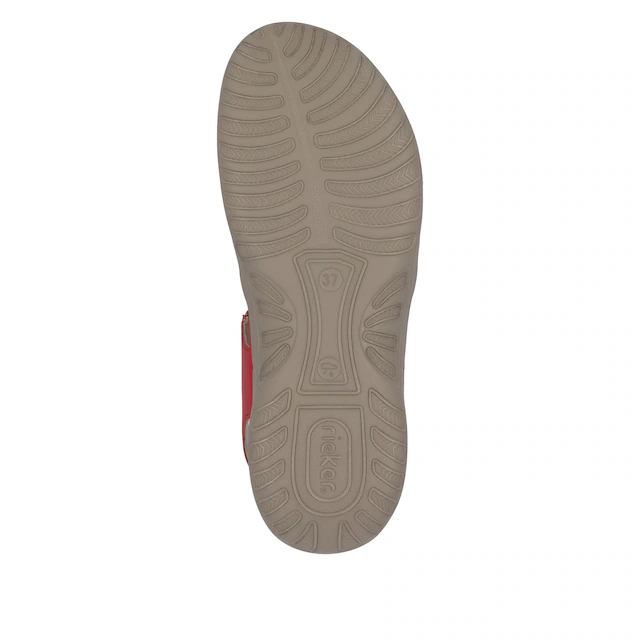 Rieker Riemchensandale Sommerschuh, Sandalette, Keilabsatz, mit Gummizügen