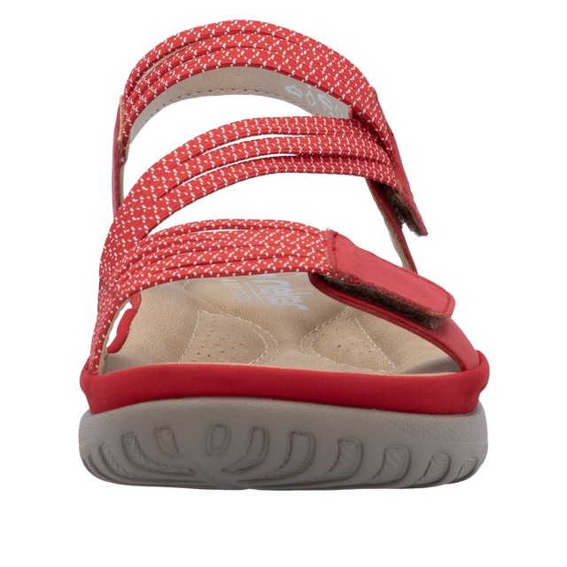 Rieker Riemchensandale Sommerschuh, Sandalette, Keilabsatz, mit Gummizügen