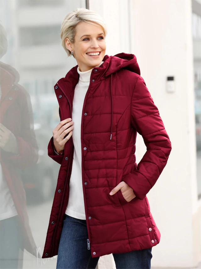 Classic Basics Steppjacke mit Kapuze
