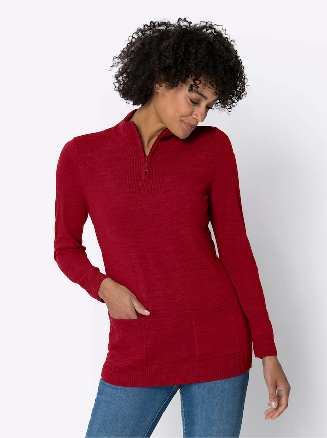 Classic Basics Stehkragenpullover »Pullover«