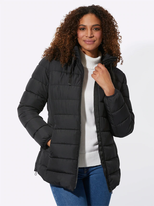 Casual Looks Steppjacke mit Kapuze