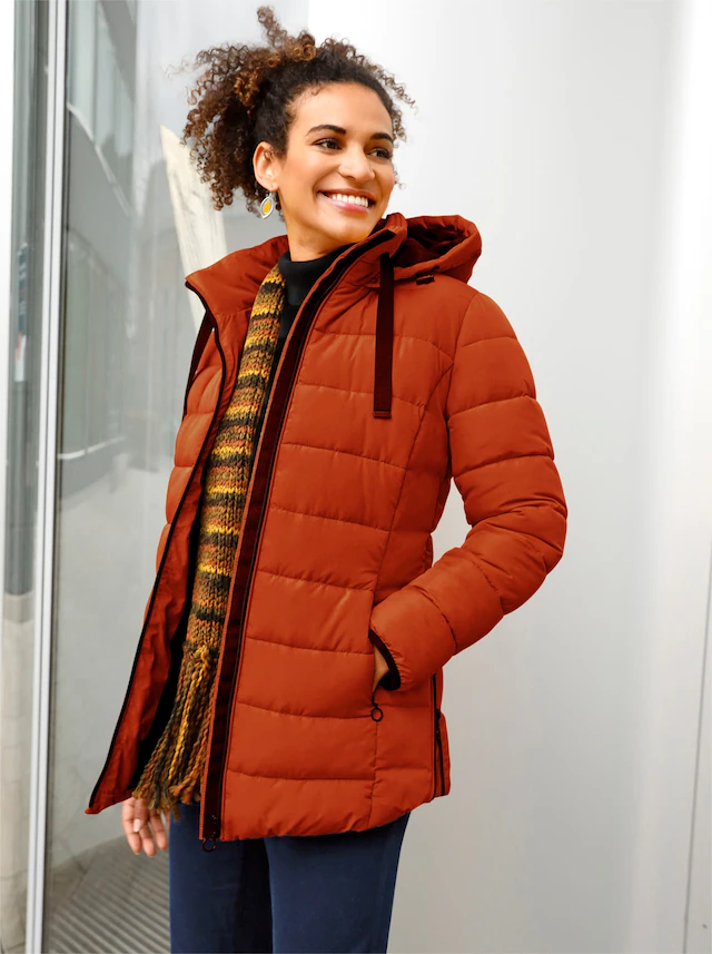 Casual Looks Steppjacke mit Kapuze