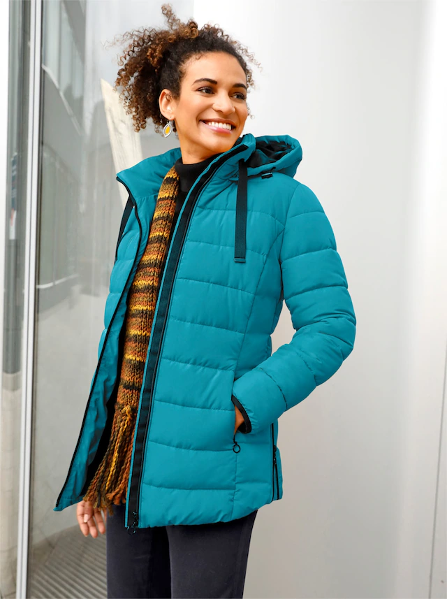 Casual Looks Steppjacke mit Kapuze