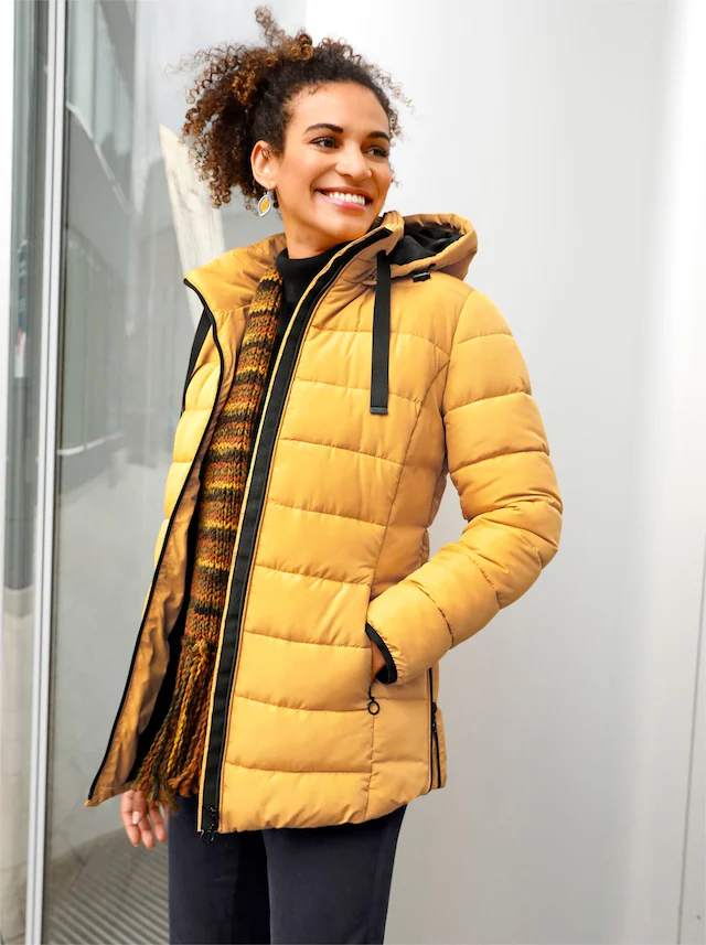 Casual Looks Steppjacke mit Kapuze