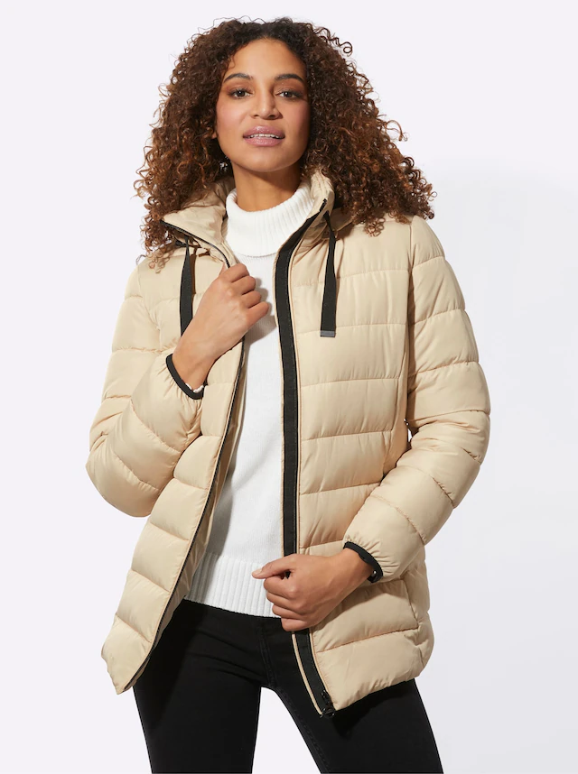 Casual Looks Steppjacke mit Kapuze