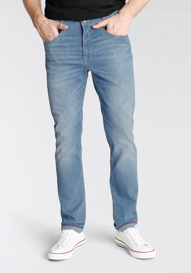 MAC Slim-fit-Jeans »Arne-Pipe light« schmaler figurbetonender Schnitt
