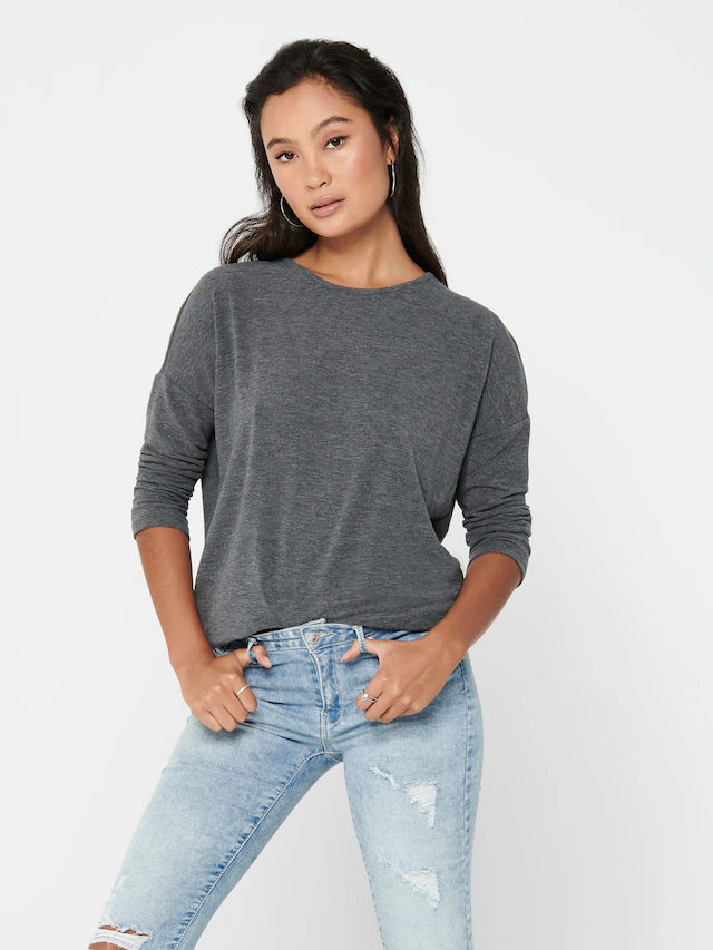 ONLY »ONLGLAMOUR 3/4 TOP JRS NOOS« in lässiger Oversize-Form