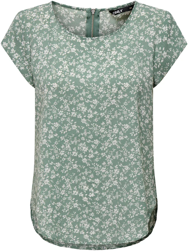 ONLY Shirtbluse »ONLVIC S/S AOP TOP NOOS PTM« mit Allover Druck