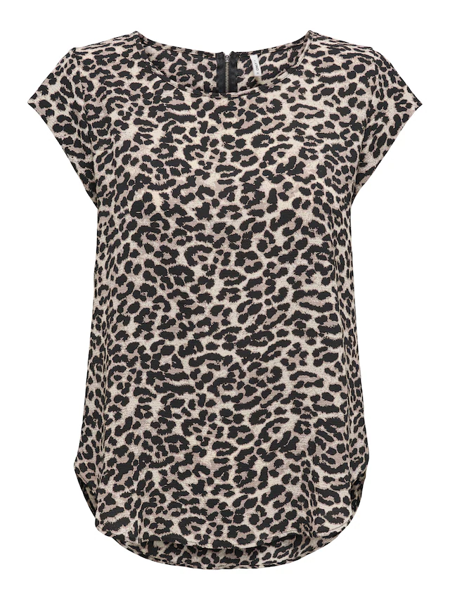 ONLY Shirtbluse »ONLVIC S/S AOP TOP NOOS PTM« mit Allover Druck