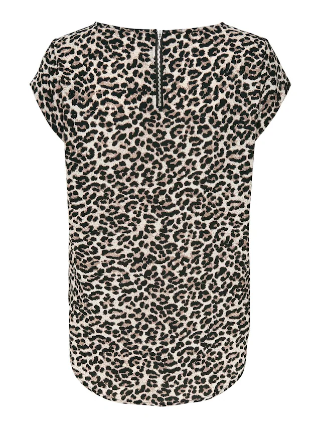 ONLY Shirtbluse »ONLVIC S/S AOP TOP NOOS PTM« mit Allover Druck
