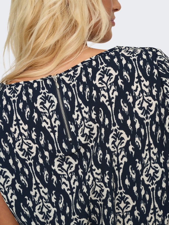 ONLY Shirtbluse »ONLVIC S/S AOP TOP NOOS PTM« mit Allover Druck