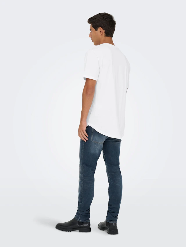 ONLY & SONS T-Shirt »ONSMATT LONGY SS TEE 3-PACK« Packung, 3 Stk. Baumwolle, relaxed fit