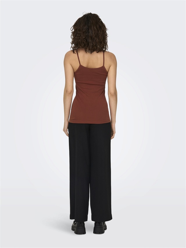 ONLY Spitzentop »ONLKIRA – Doppelpack mit Spitzendetail für feminine Looks« 2er-Pack, figurbetont, modisch, Jersey, Baumwolle, V-Ausschnitt