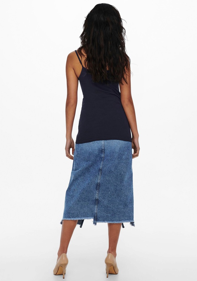 ONLY Spitzentop »ONLKIRA – Doppelpack mit Spitzendetail für feminine Looks« 2er-Pack, figurbetont, modisch, Jersey, Baumwolle, V-Ausschnitt
