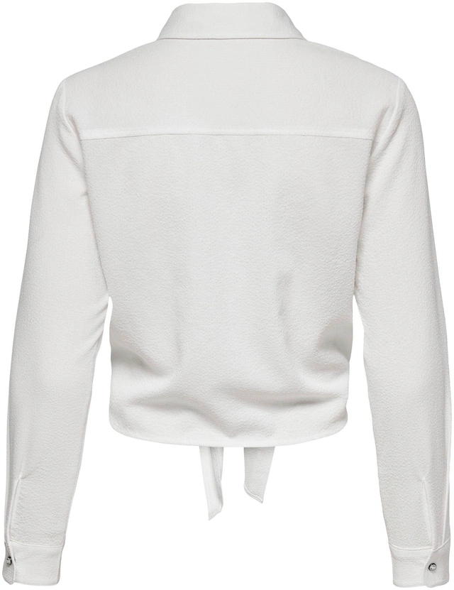 ONLY Hemdbluse »ONLLECEY LS KNOT SHIRT NOOS WVN«