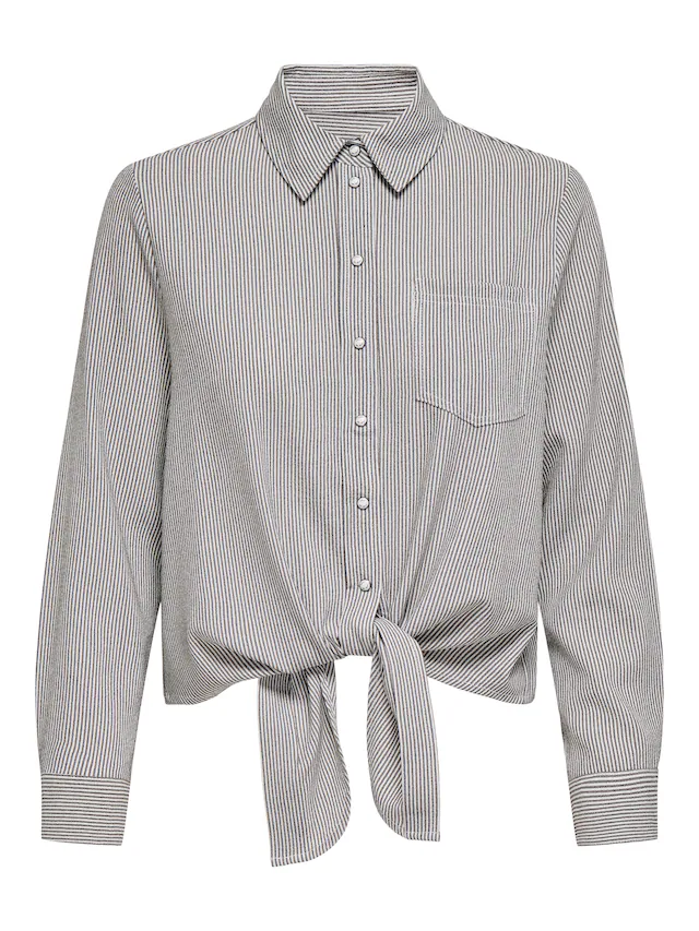 ONLY Hemdbluse »ONLLECEY LS KNOT SHIRT NOOS WVN«