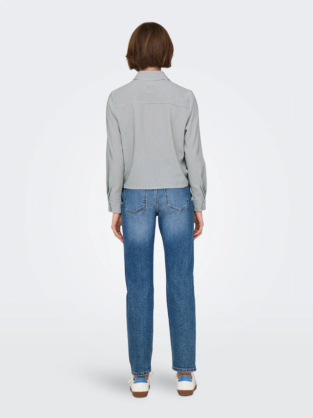 ONLY Hemdbluse »ONLLECEY LS KNOT SHIRT NOOS WVN«