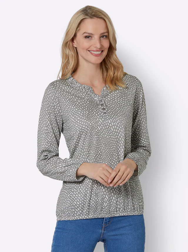 Inspirationen Langarmshirt »Druck-Shirt« 1 Stk.