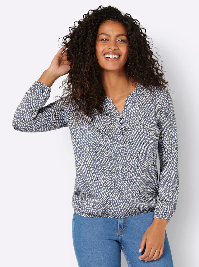 Inspirationen Langarmshirt »Druck-Shirt« 1 Stk.