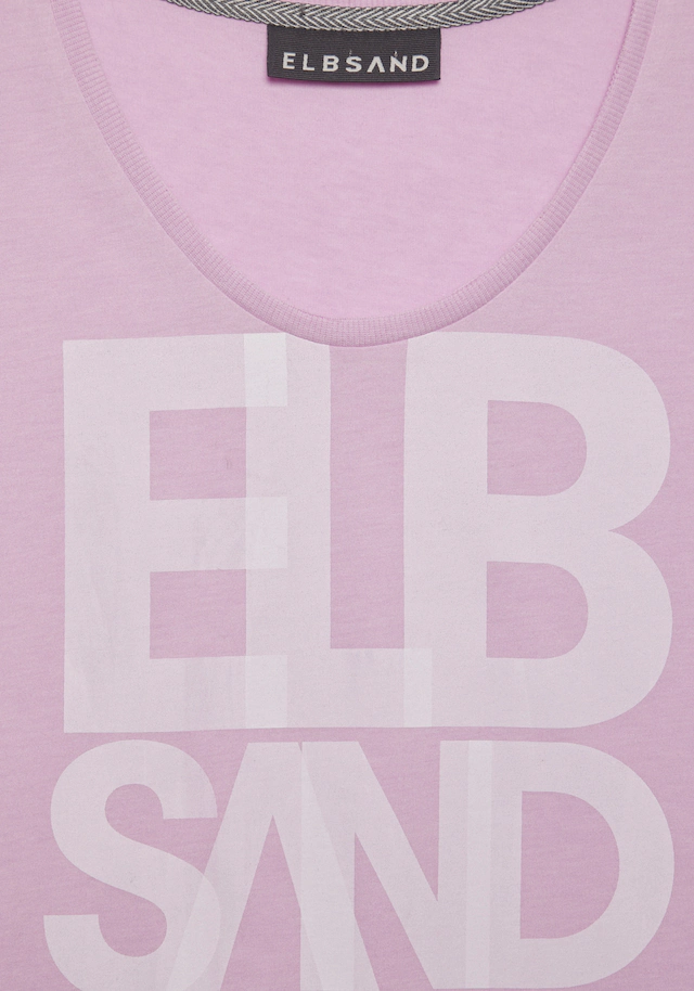 Elbsand T-Shirt »Eldis« mit Logodruck, Kurzarmshirt aus Baumwoll-Mix, sportlich-casual