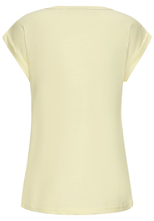 Elbsand T-Shirt »Eldis« mit Logodruck, Kurzarmshirt aus Baumwoll-Mix, sportlich-casual
