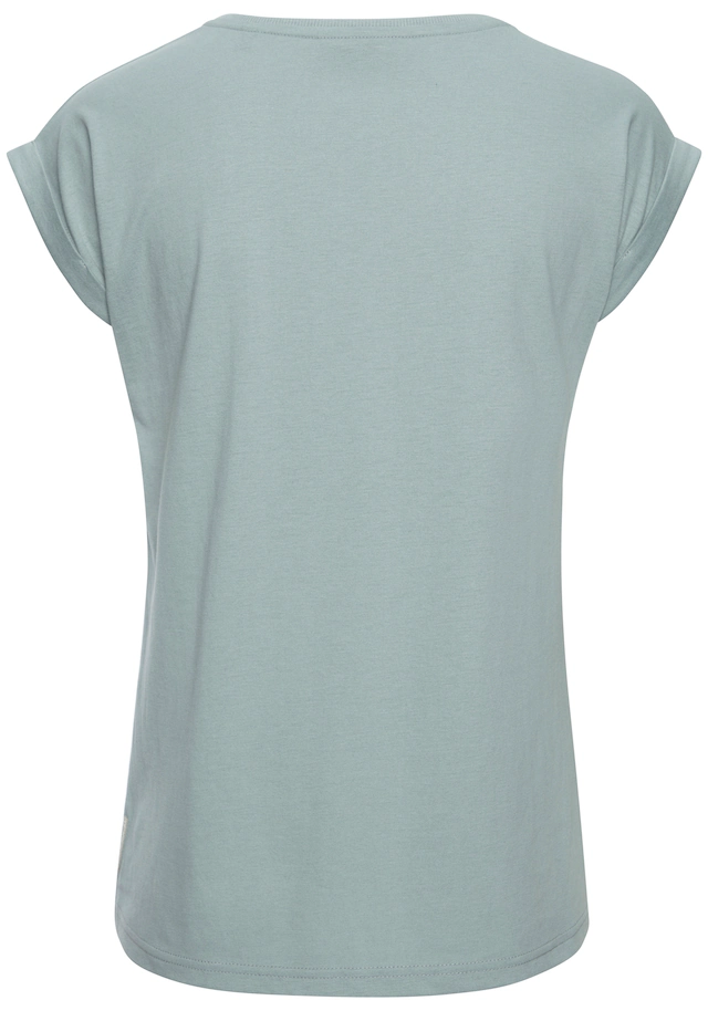 Elbsand T-Shirt »Eldis« mit Logodruck, Kurzarmshirt aus Baumwoll-Mix, sportlich-casual