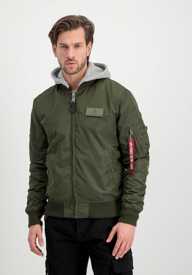 Alpha Industries Bomberjacke »MA-1 TT Hood Light Slim«
