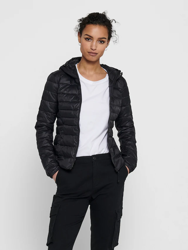 ONLY Steppjacke »ONLTAHOE HOOD JACKET OTW NOOS« mit Kapuze Kunstfaser, perfekt für den Übergang