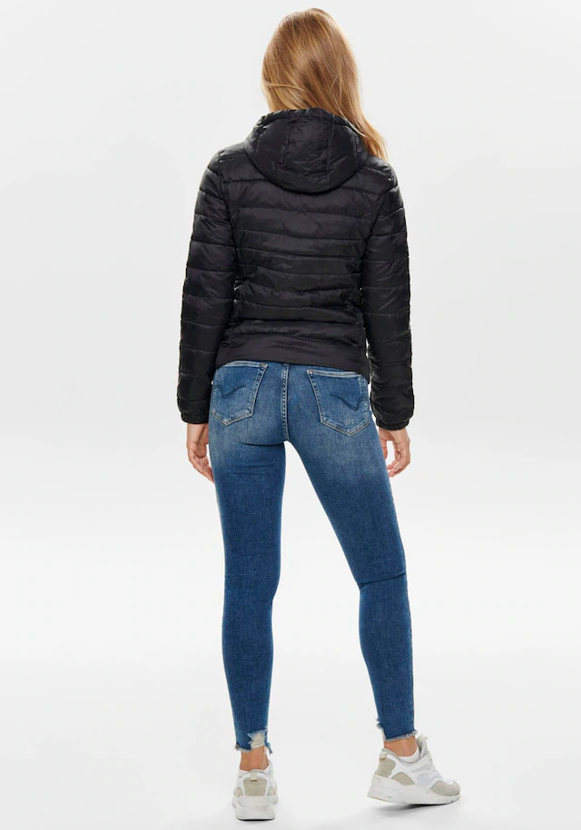 ONLY Steppjacke »ONLTAHOE HOOD JACKET OTW NOOS« mit Kapuze Kunstfaser, perfekt für den Übergang