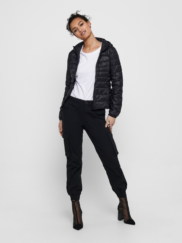ONLY Steppjacke »ONLTAHOE HOOD JACKET OTW NOOS« mit Kapuze Kunstfaser, perfekt für den Übergang