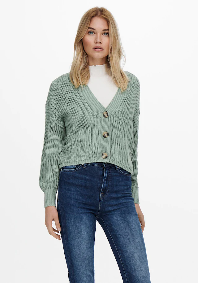 ONLY »ONLCAROL NICE L/S CARDIGAN KNT NOOS« Kunstfaser, regular fit