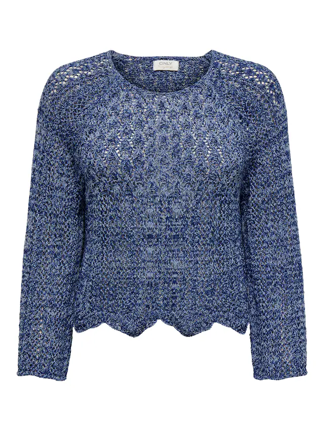 ONLY Rundhalspullover »ONLNOLA LIFE 3/4 PULLOVER KNT NOOS«