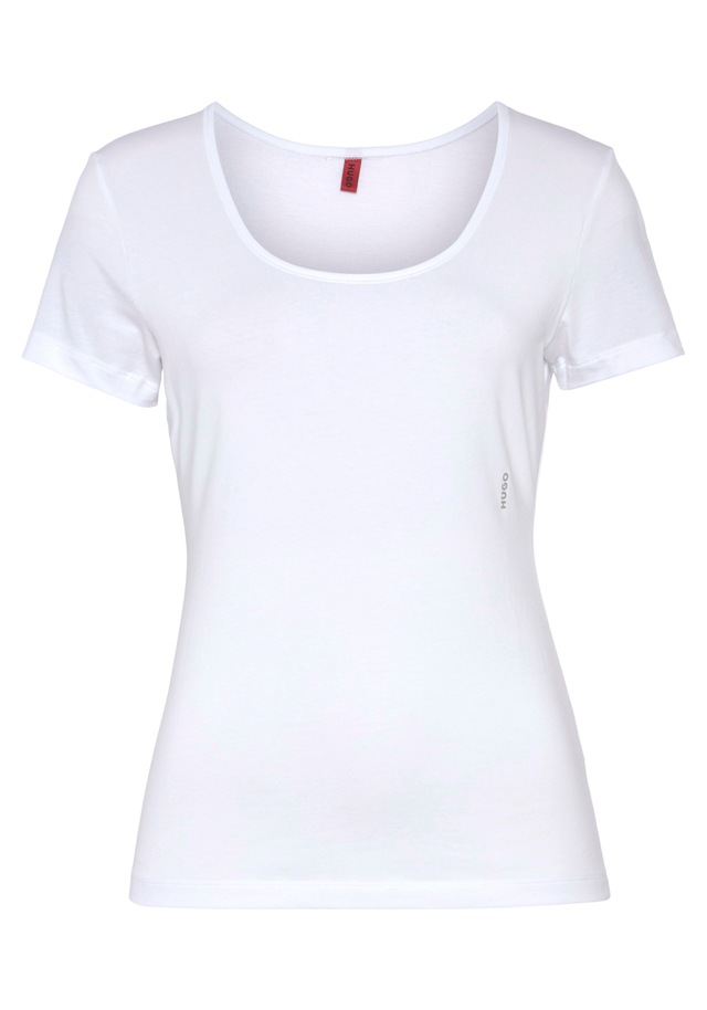 HUGO Underwear T-Shirt »TWIN« Packung, 2er-Pack, 2 Stk. mit vertikalem Logodruck