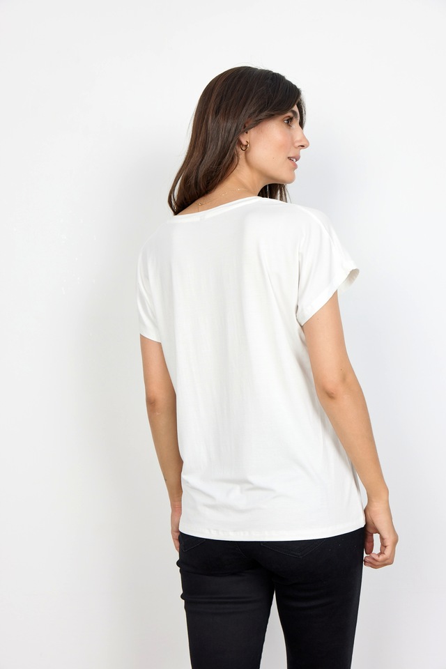 soyaconcept V-Shirt »SC-MARICA 32« aus Viskosemischung mit Lyocell und Elasthan, Regular Fit