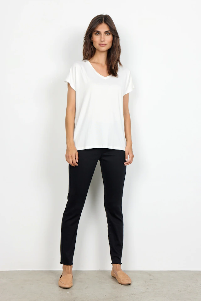 soyaconcept V-Shirt »SC-MARICA 32« aus Viskosemischung mit Lyocell und Elasthan, Regular Fit