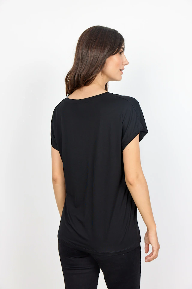 soyaconcept V-Shirt »SC-MARICA 32« aus Viskosemischung mit Lyocell und Elasthan, Regular Fit
