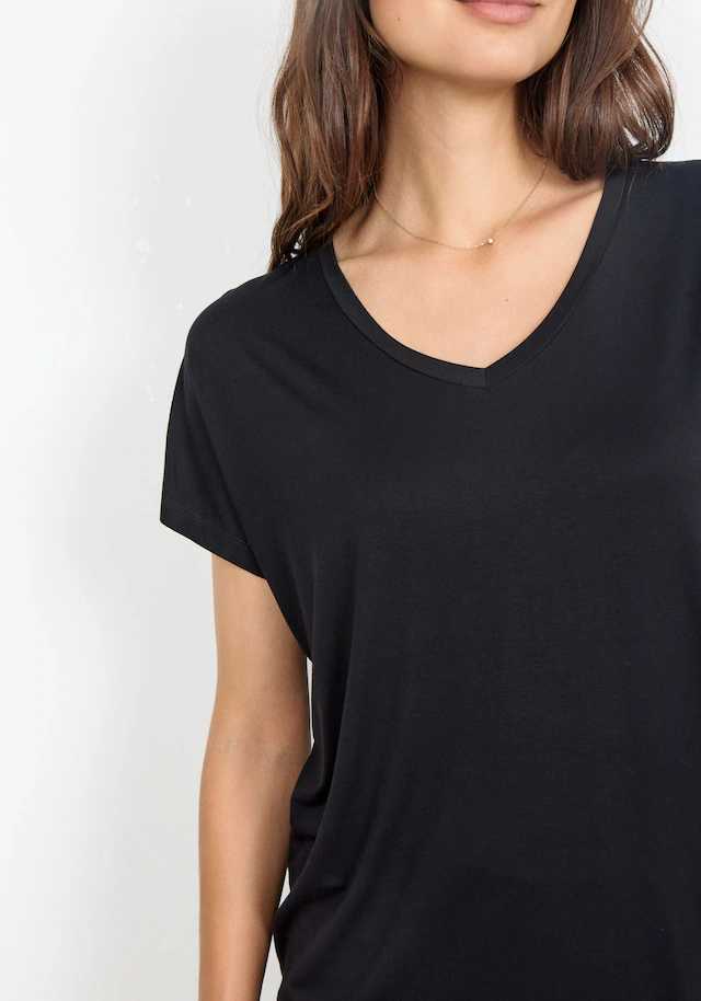 soyaconcept V-Shirt »SC-MARICA 32« aus Viskosemischung mit Lyocell und Elasthan, Regular Fit