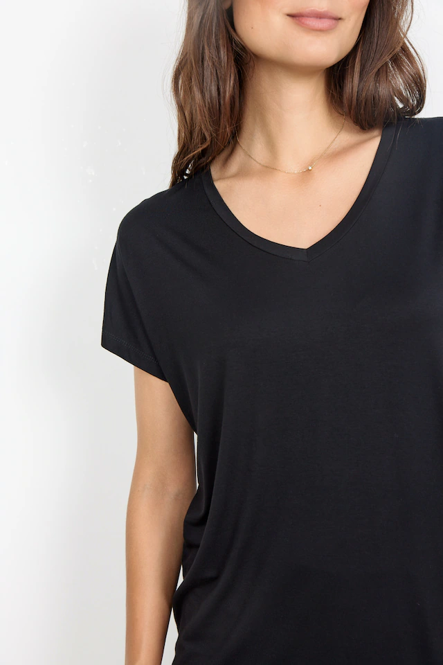 soyaconcept V-Shirt »SC-MARICA 32« aus Viskosemischung mit Lyocell und Elasthan, Regular Fit