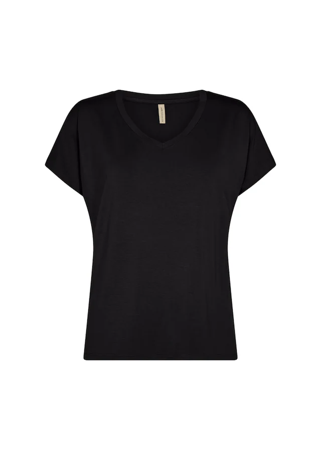 soyaconcept V-Shirt »SC-MARICA 32« aus Viskosemischung mit Lyocell und Elasthan, Regular Fit