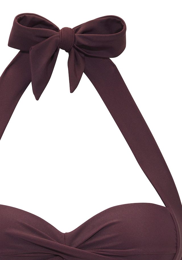 LASCANA Bügel-Bandeau-Bikini-Top »Lolo« in getwisteter Optik