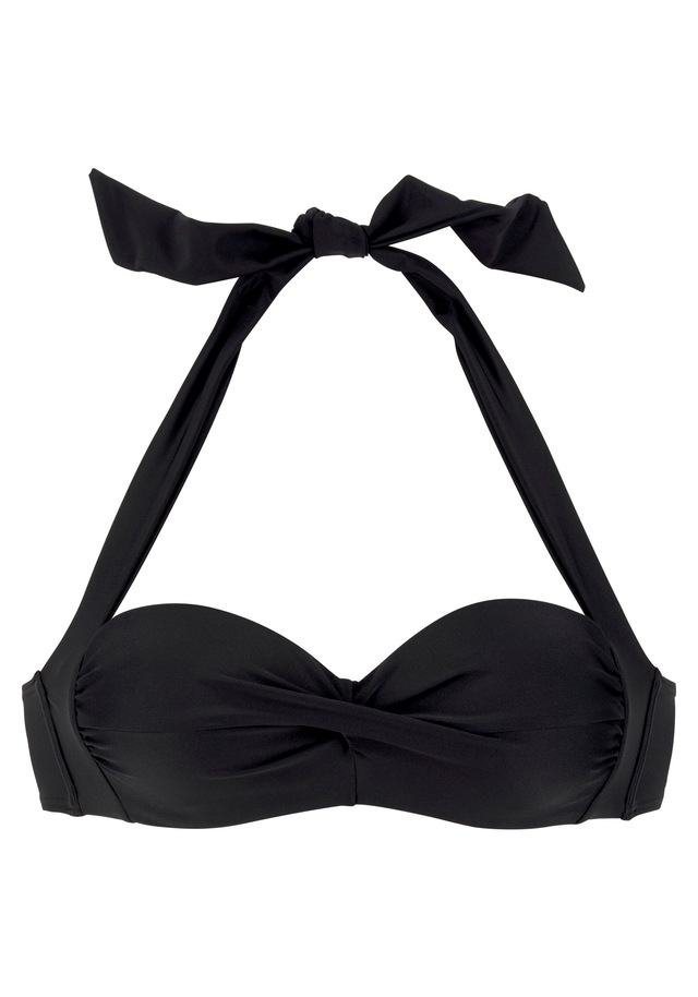 LASCANA Bügel-Bandeau-Bikini-Top »Lolo« in getwisteter Optik