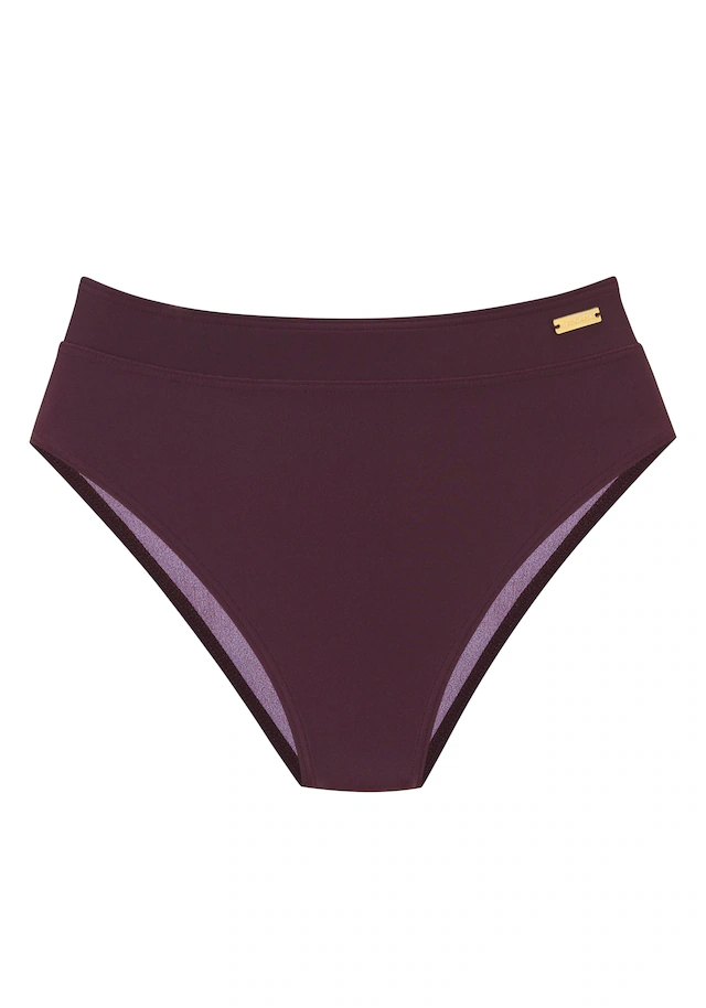 LASCANA Highwaist-Bikini-Hose »Lolo« mit angesetztem Bündchen