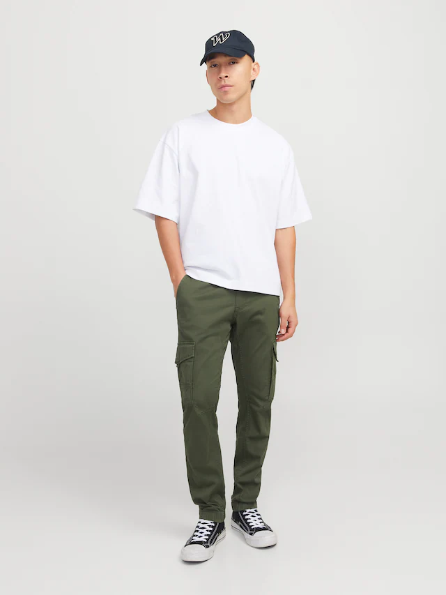 Jack & Jones Cargohose »PAUL FLAKE« Baumwollmischung, regular fit