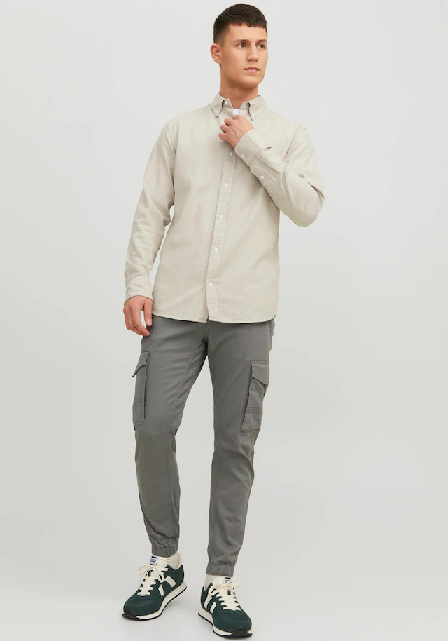 Jack & Jones Cargohose »PAUL FLAKE« Baumwollmischung, regular fit