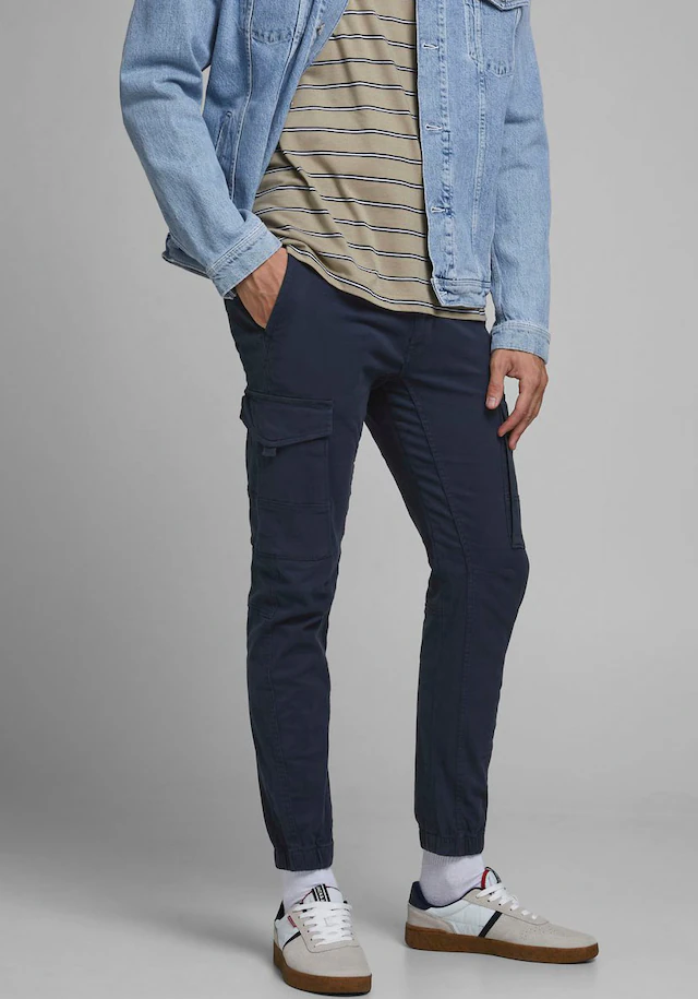 Jack & Jones Cargohose »PAUL FLAKE« Baumwollmischung, regular fit